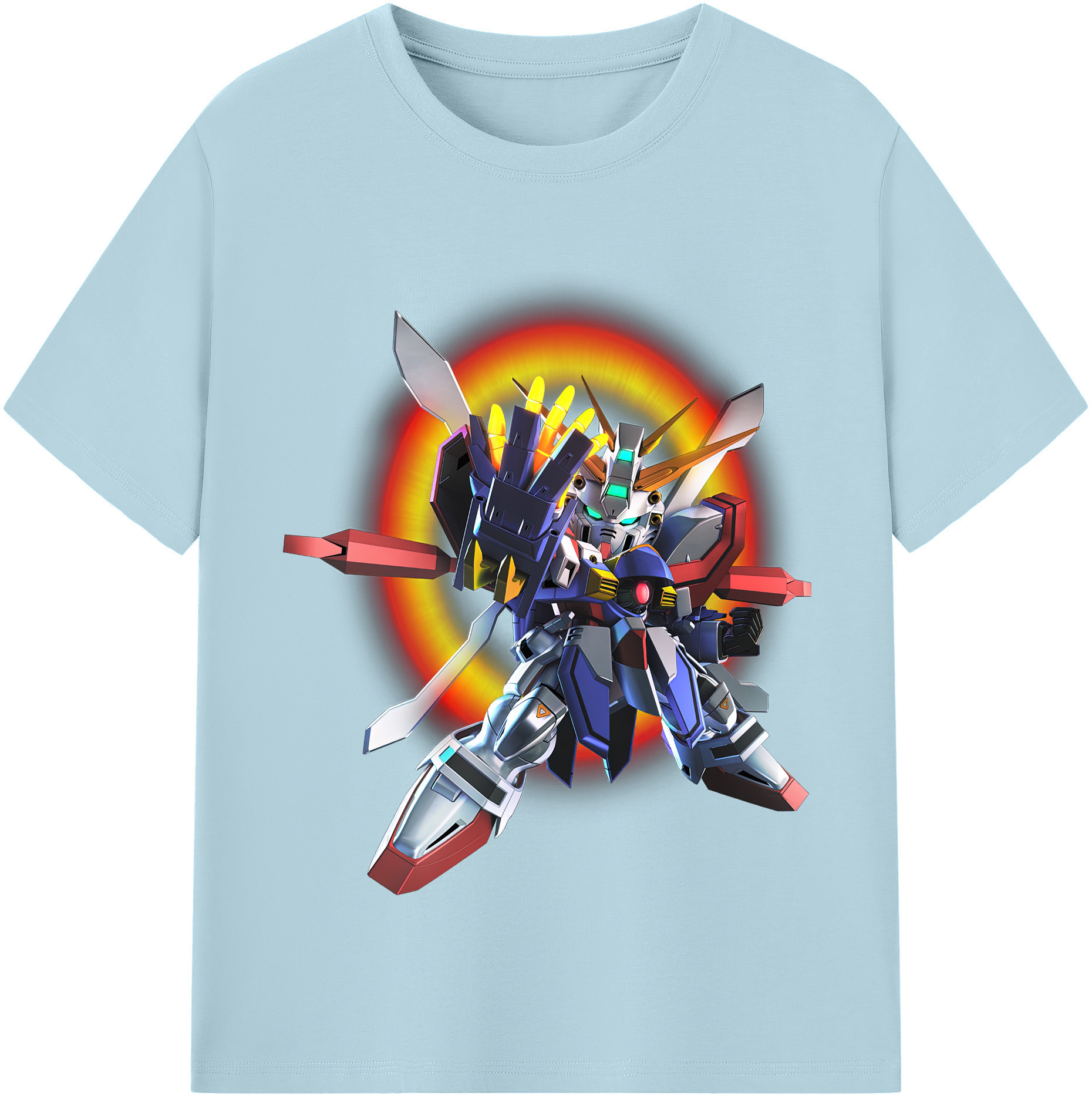（画像用） 機動戦士ガンダム Mobile Suit Gundam 綿100％半袖Tシャツ（フロントプリント）